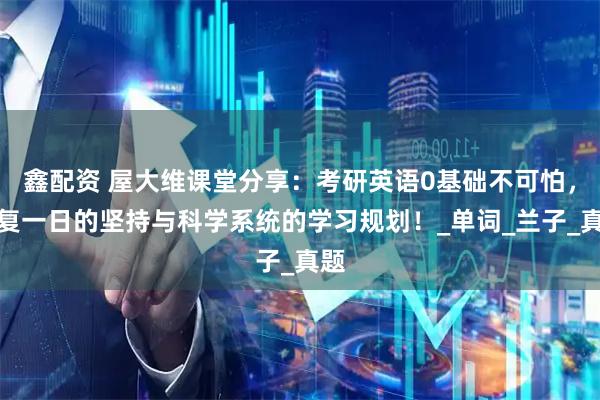 鑫配资 屋大维课堂分享：考研英语0基础不可怕，日复一日的坚持与科学系统的学习规划！_单词_兰子_真题